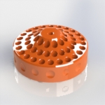 JETstack rendering single disk, orange